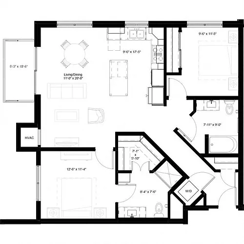 Floor plan Poplar