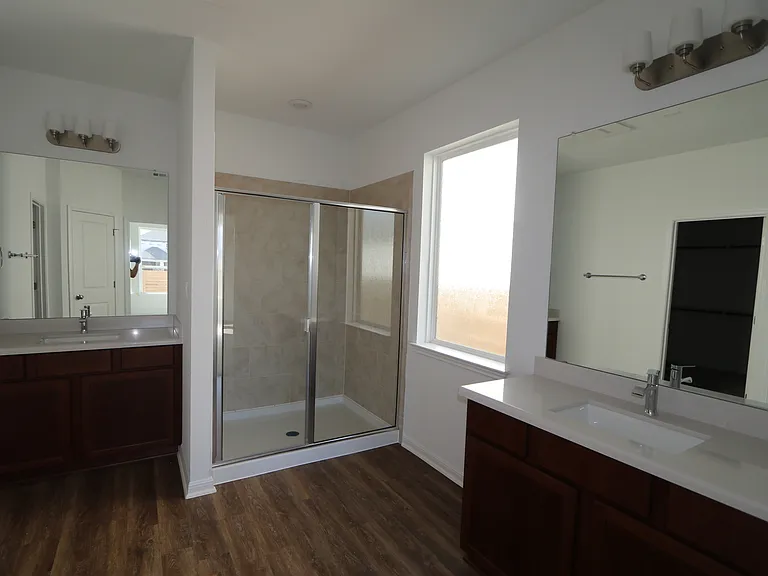 Master Bath Room with Over sized Closets