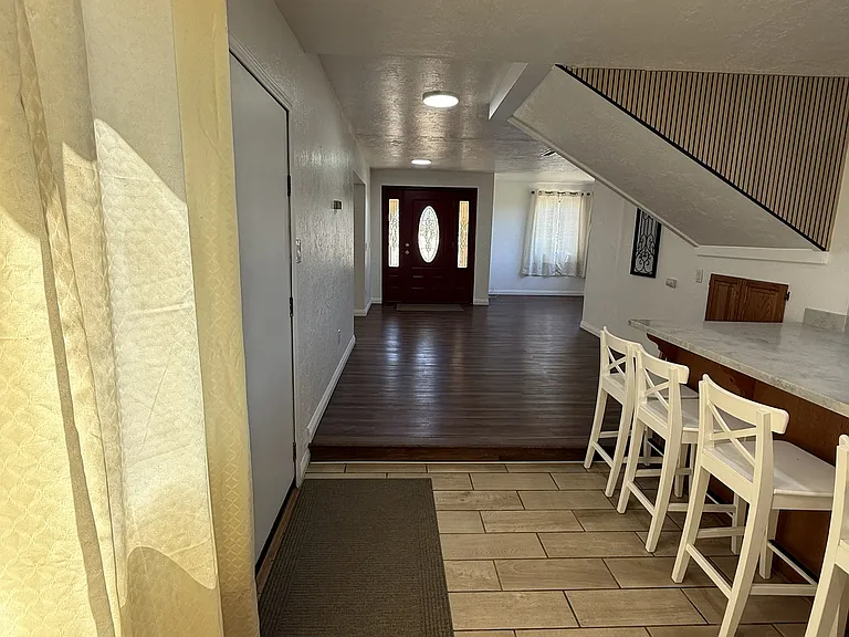 Kitchen to Front Door & Dining Area