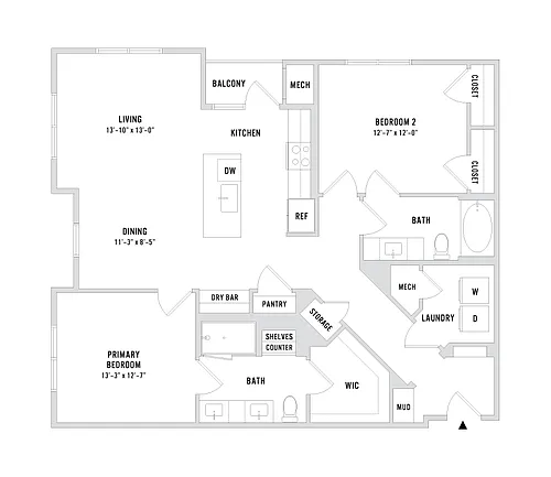 Floor plan B2