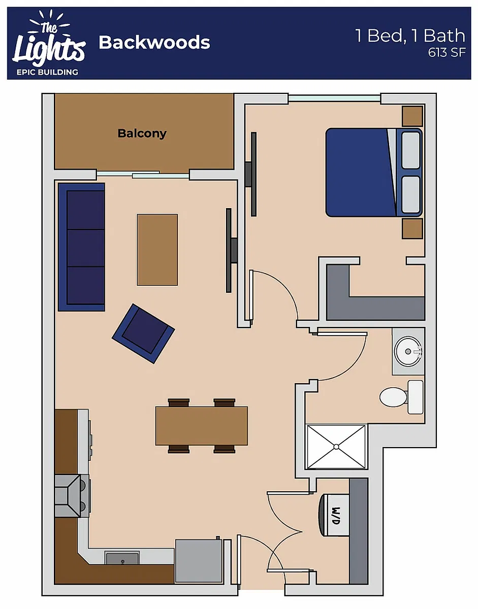 Floor plan Backwoods | Plaza View