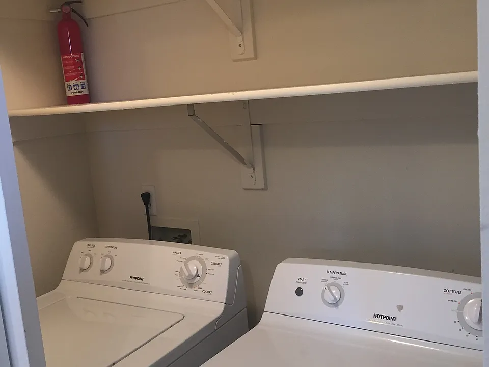 In-unit laundry