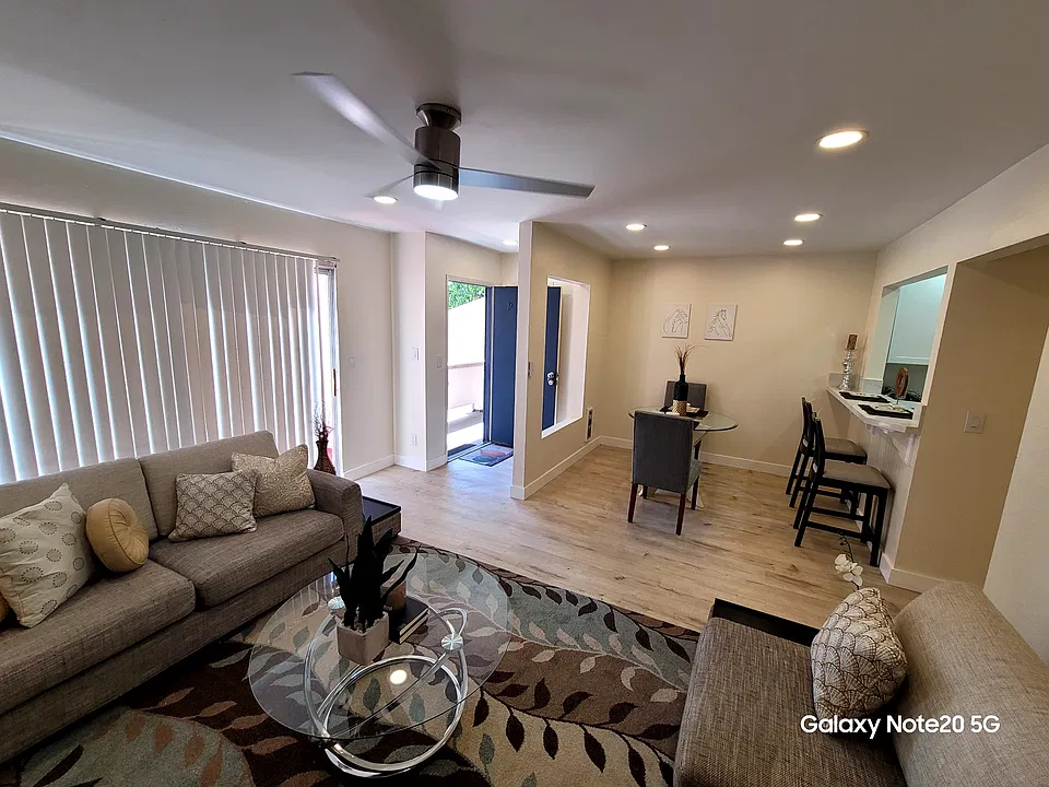 Wide 8' Sliding door on left side leads to your large deck!