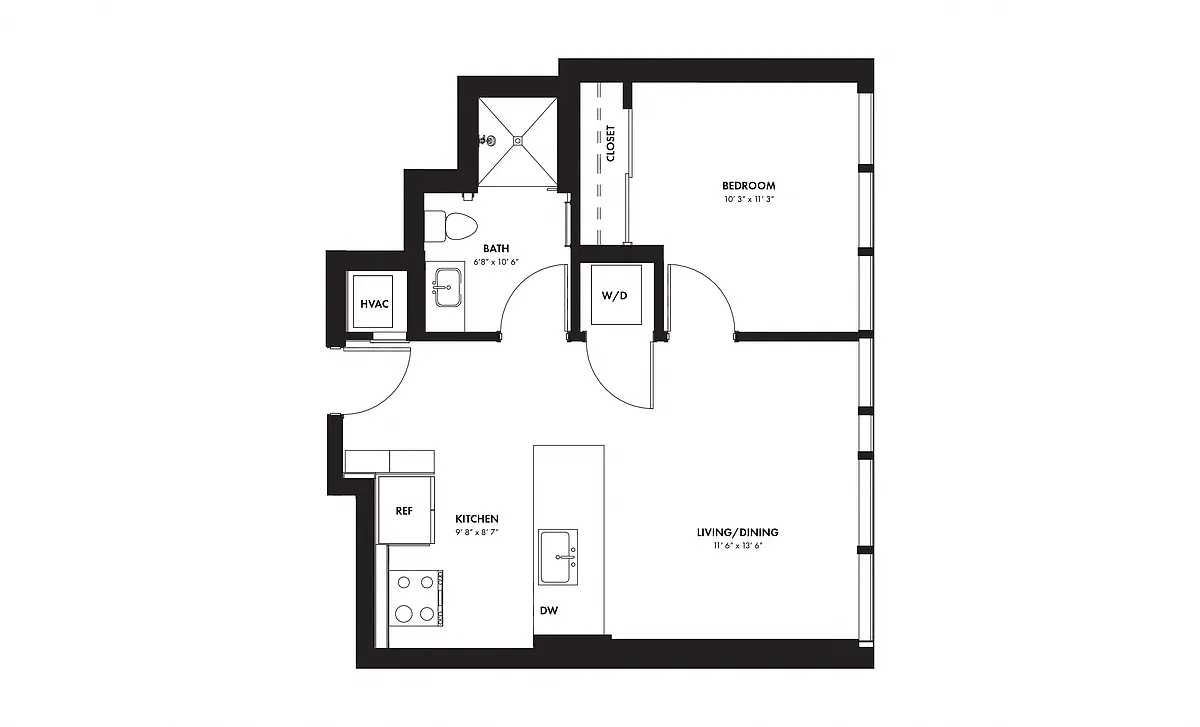 Floor plan 1C