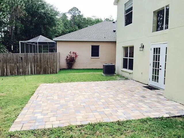 Large Paved Deck