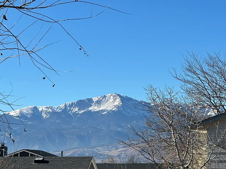 Incredible views from the backyard