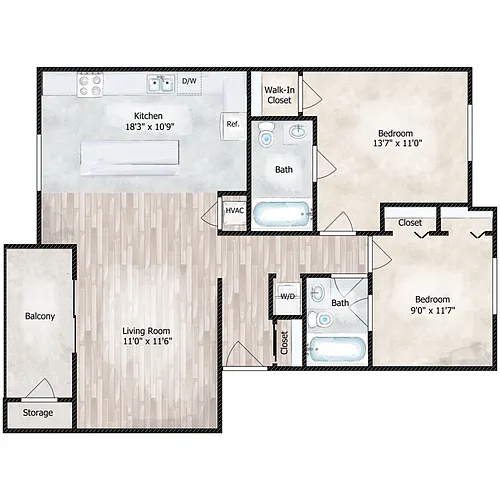 Floor plan The Mod