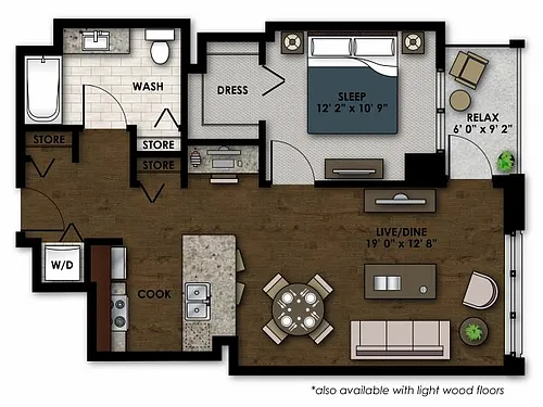 Floor plan A400