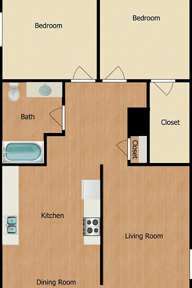 Plan C Floorplan Diagram