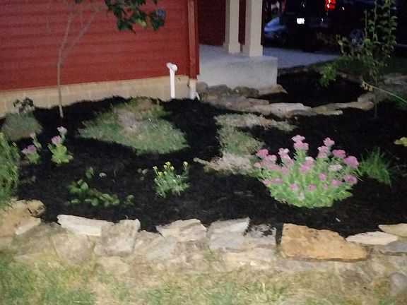 Front flower bed
