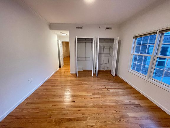 Master bedroom closets