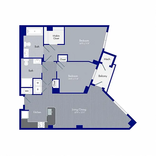 Floor plan Wakefield B7R