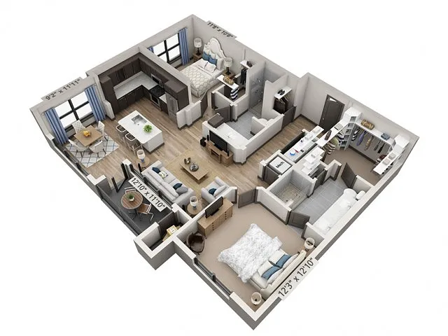 Floor plan B2