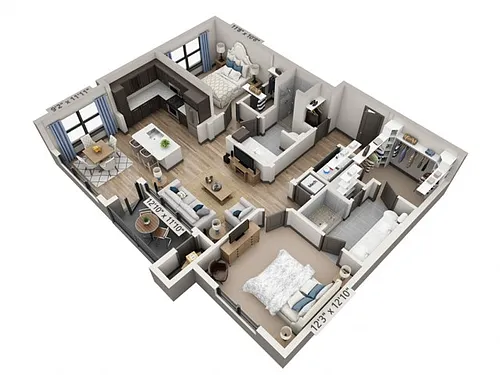 Floor plan B2