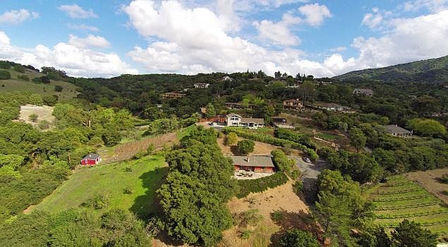 Aerial View of 15951 Quail Hill Rd