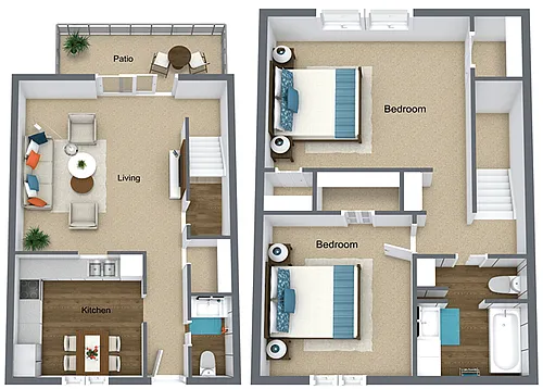 Floor plan CT 2x1.5