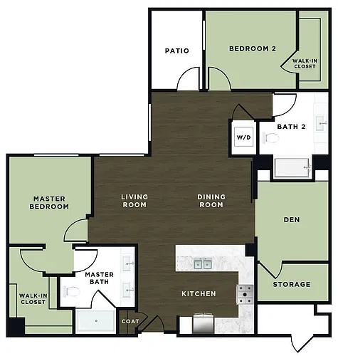 Floor plan B21