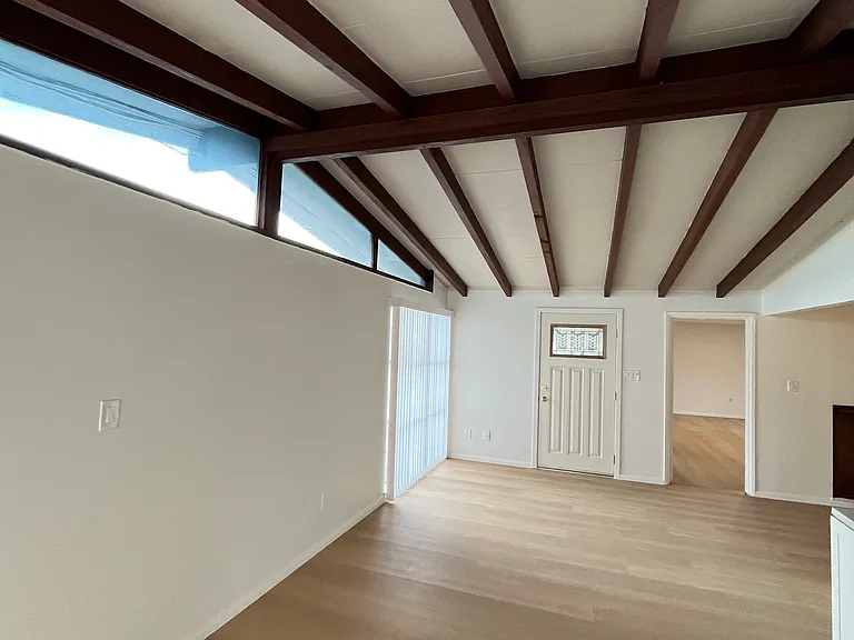 A slightly different perspective on the room where you enter through the front door.