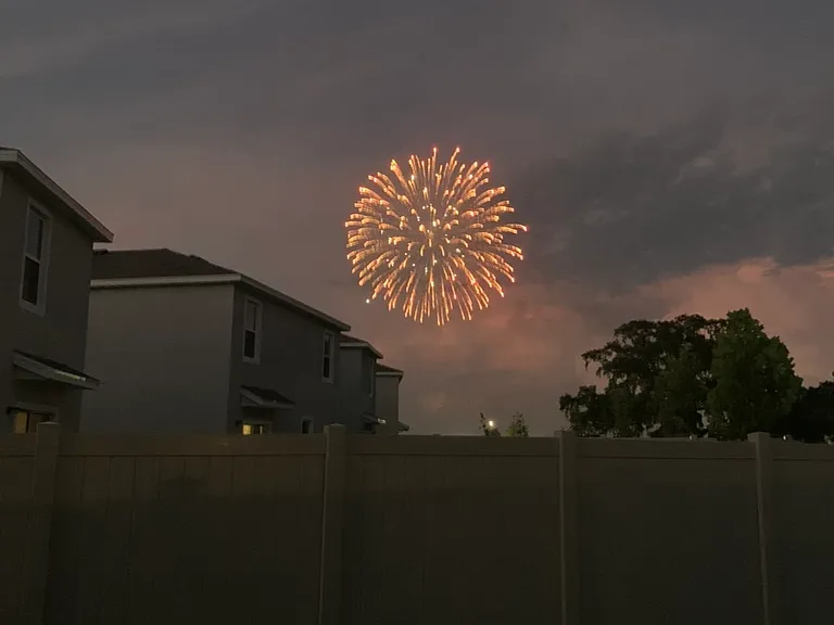 Fireworks can be seen from the backyard - awesome view for New Year's Eve and July 4th
