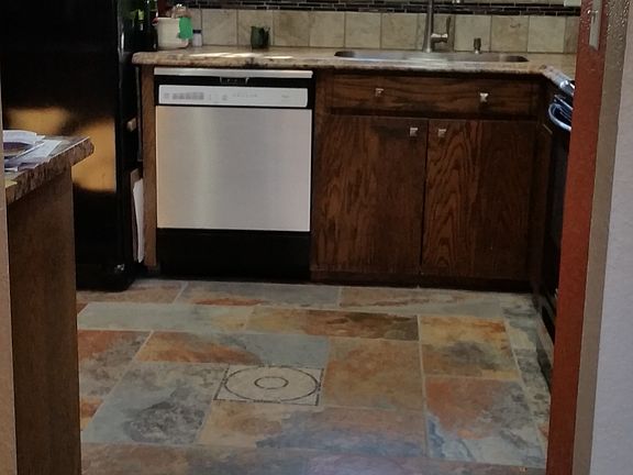 Ceramic tile in kitchen