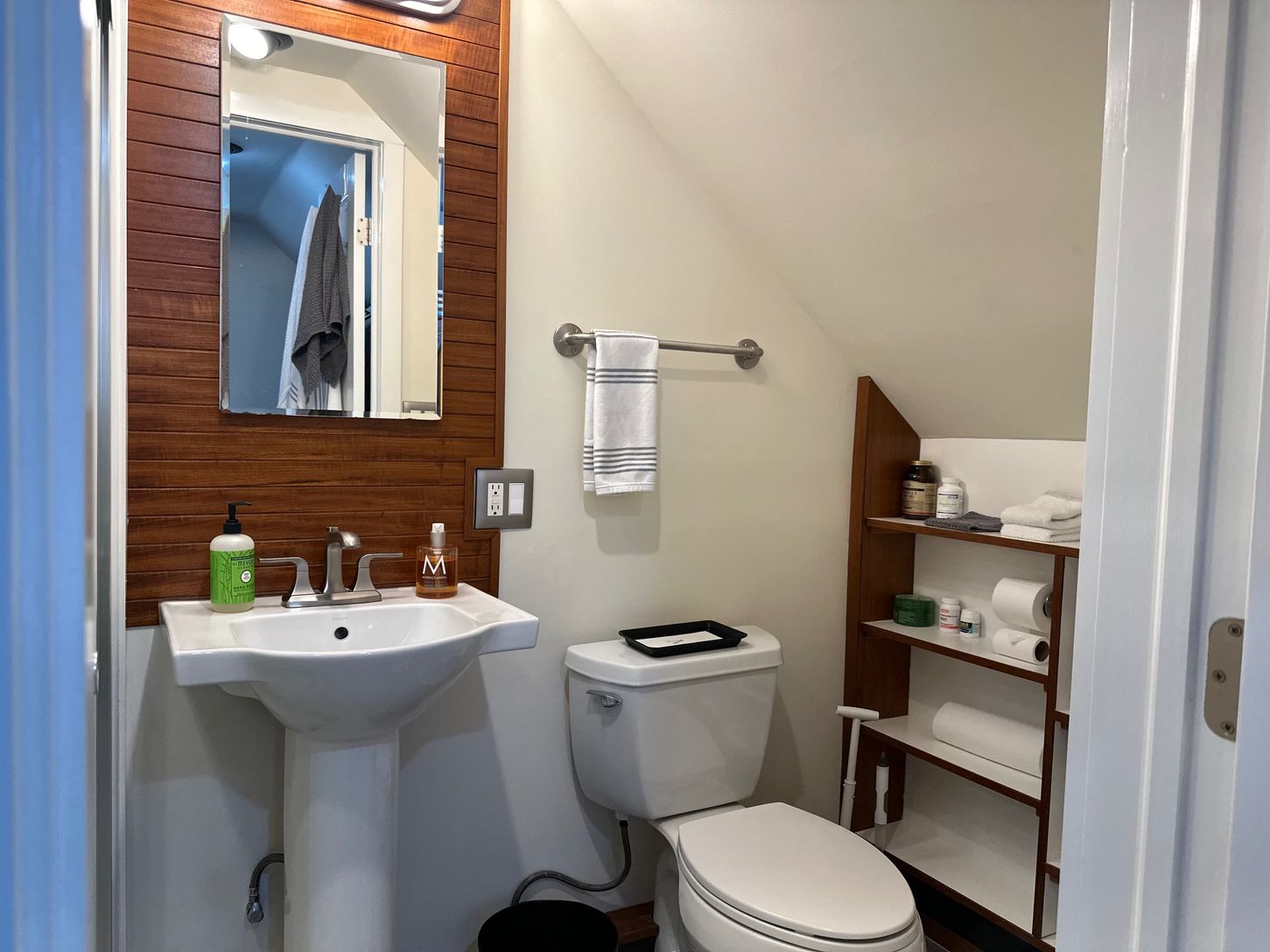  Upstairs bathroom custom cabinetry