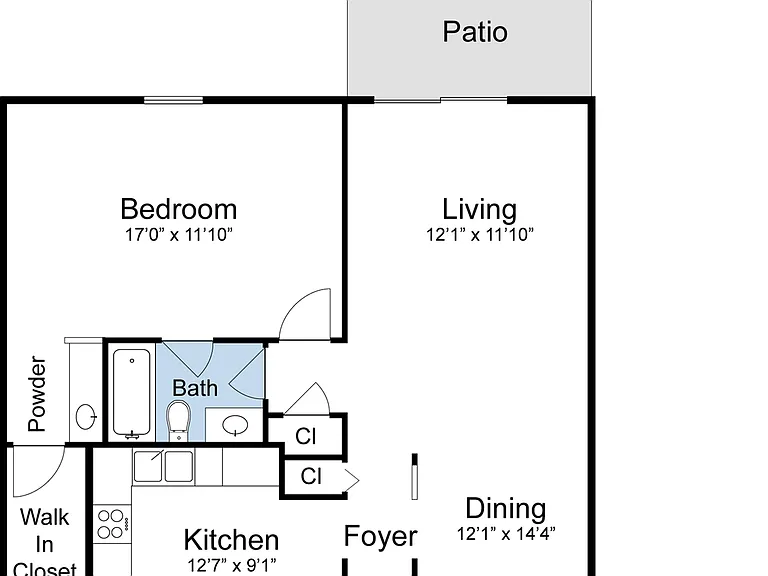 1Bed 1 Bath 1Bed 1 Bath