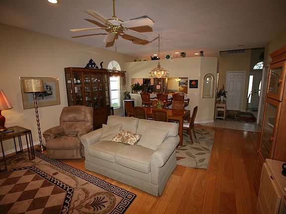 Living room view to door
