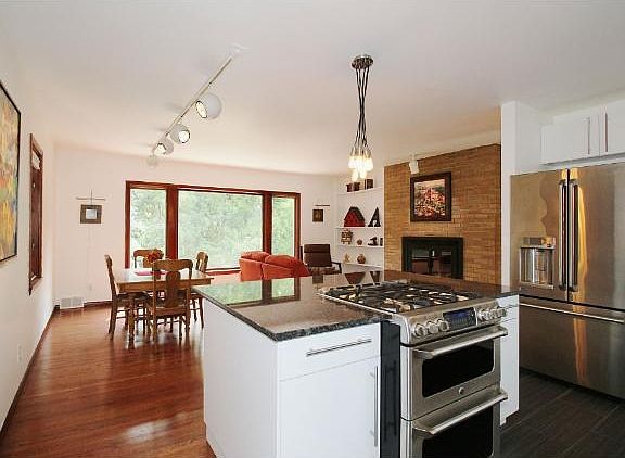 Enjoy the view from the kitchen