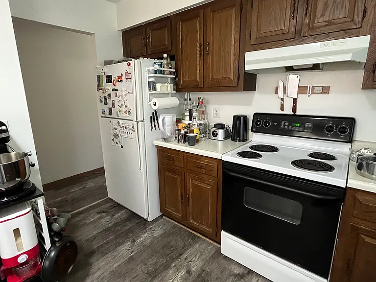 kitchen with pantry closet