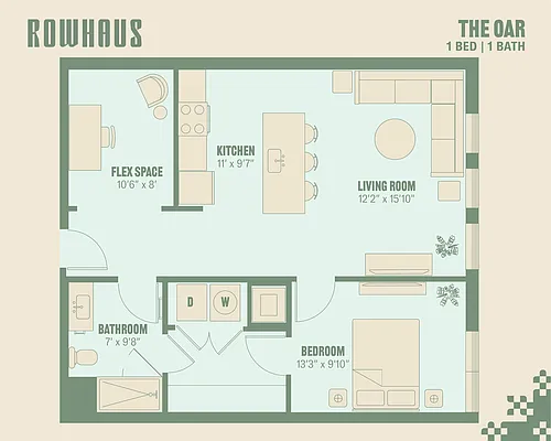 Floor plan The Oar