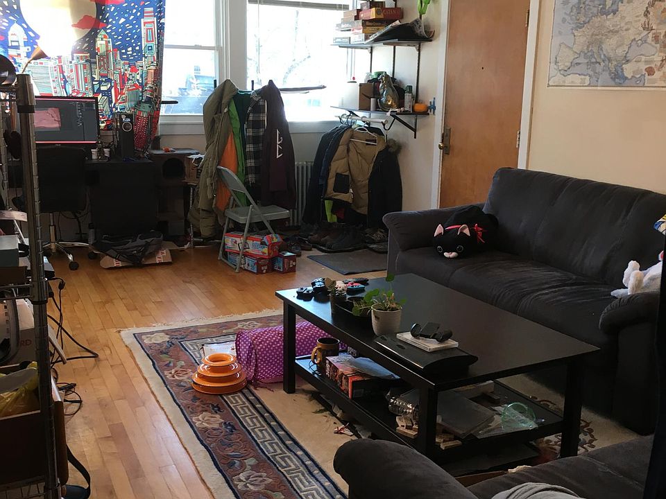 Main living area. Bedrooms behind me in image.
