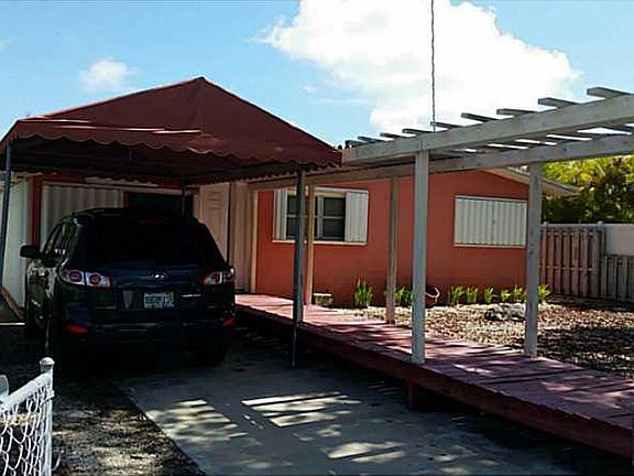 Carport & Garden View  