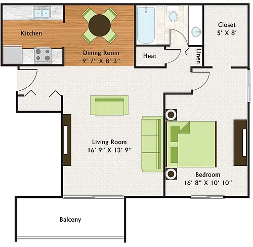 Floor plan B