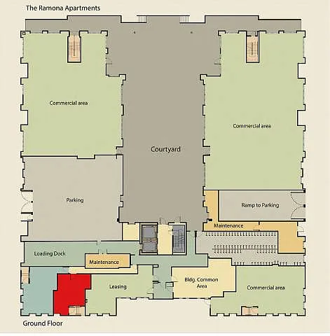 Floor plan 1 Bedroom 1 Bath Plan A
