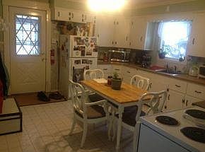 Spacious kitchen and tons of cabinets