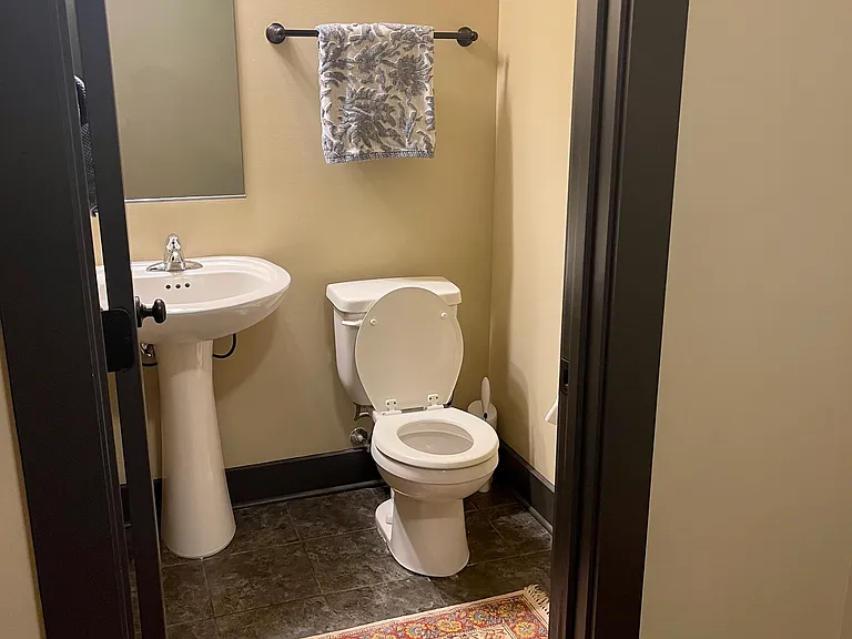 Half bath on first floor
