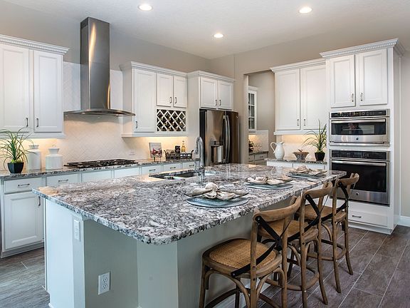 Kitchen with spacious island