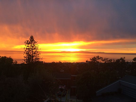 View from the upstairs patio