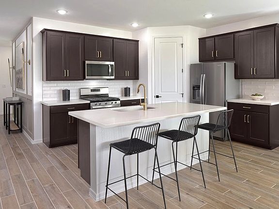 Example of Oxford Collection Finishes - Sunflower Plan