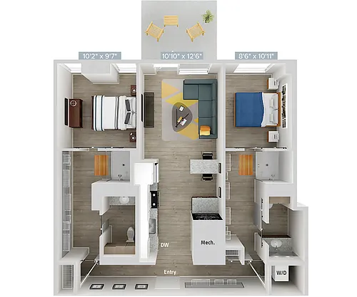 Floor plan 104