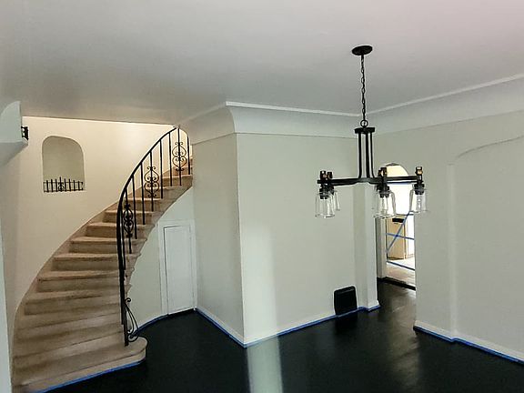Original staircase from dining room upstairs.