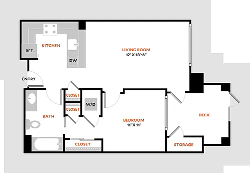 Floor plan Plan 1A