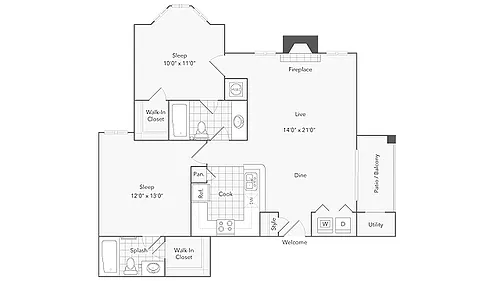 Floor plan Camden