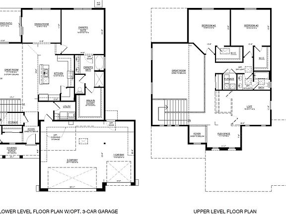 Taylor II 3 Car Garage