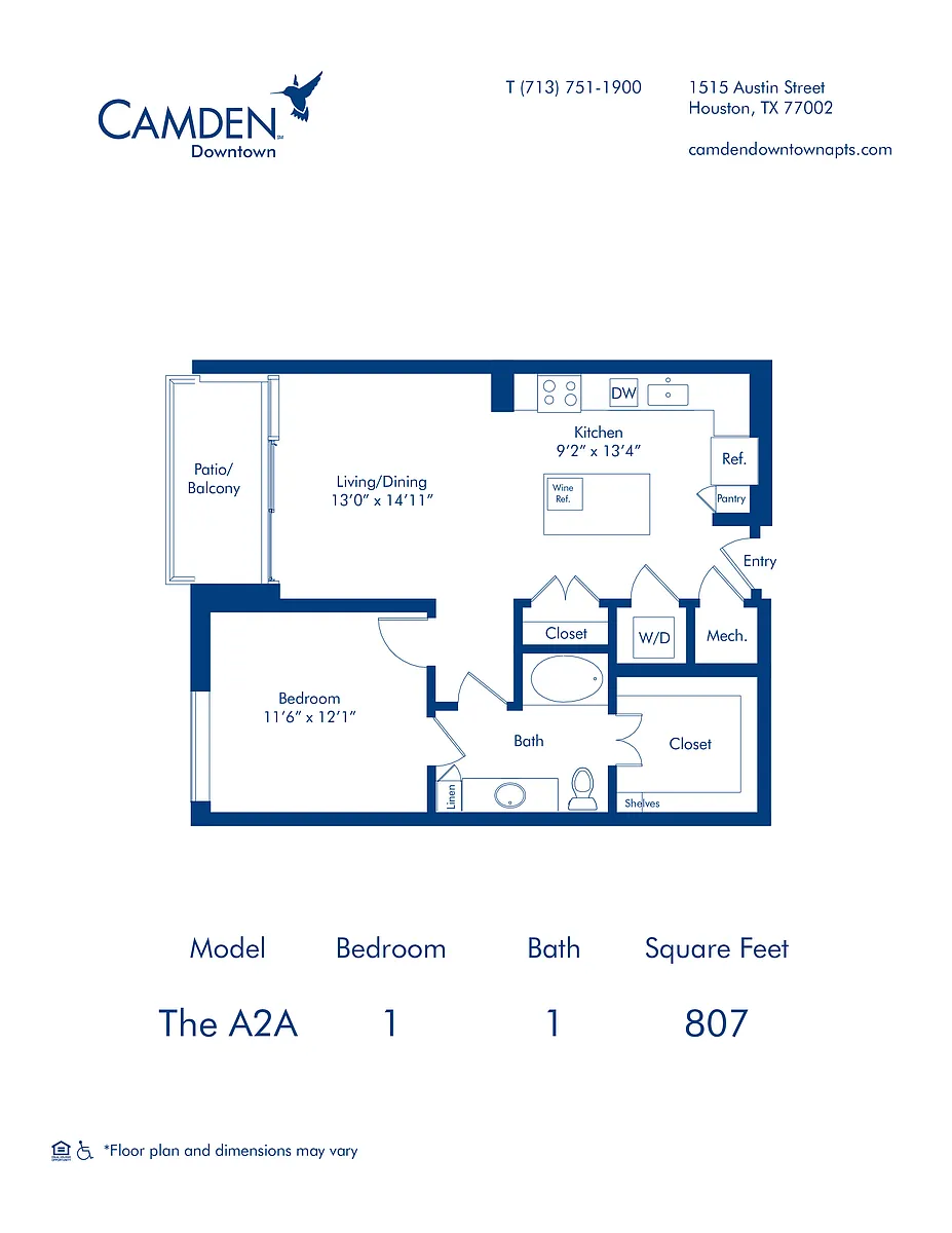 Floor plan The A2A