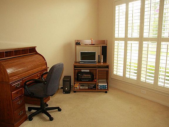 The front study is huge with big windows