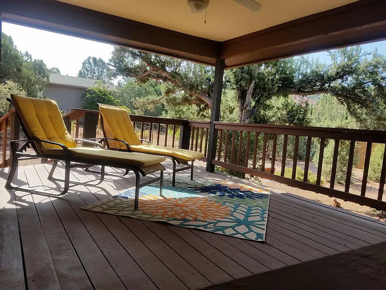 large, private corner lot
