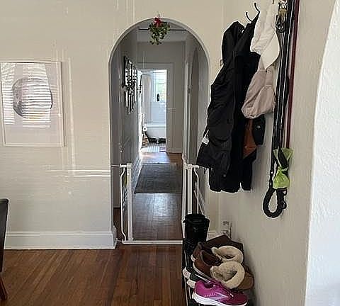Hallway from living room