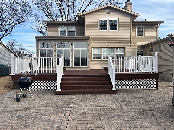 Back deck and patio