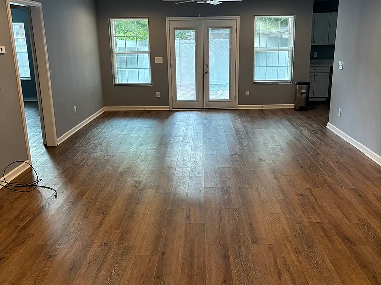 Looking into the Great Room as you walk in the front door